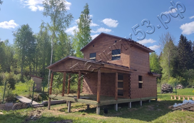 2 Брусовая баня Б-6, 6х8м, 48 М², Ленинградская область, Всеволожский район, Куйвозовское сп, массив Екатериновка (8)